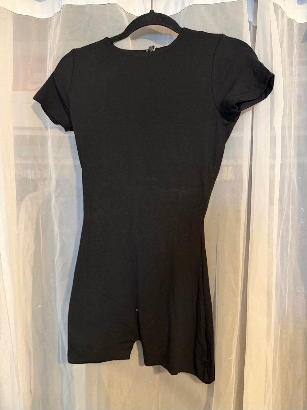 Oh Polly Black Short Sleeve Jumpsuit Romper